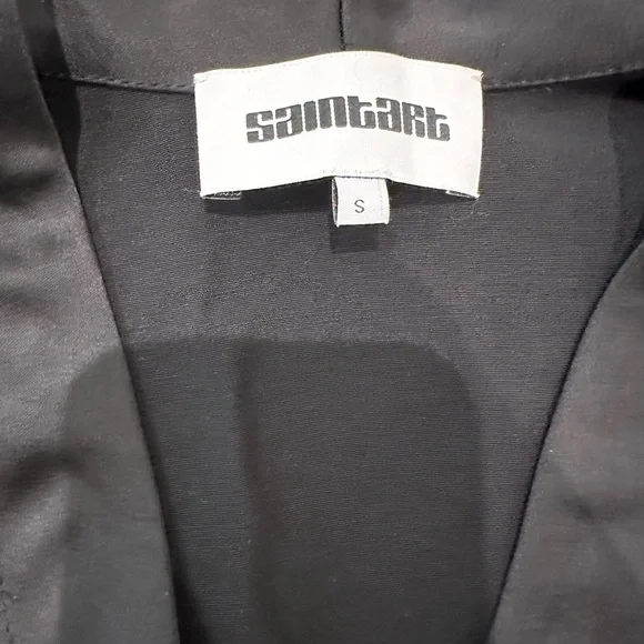 SAINTART Finn V-neck Charmeuse top - Picture 2 of 6